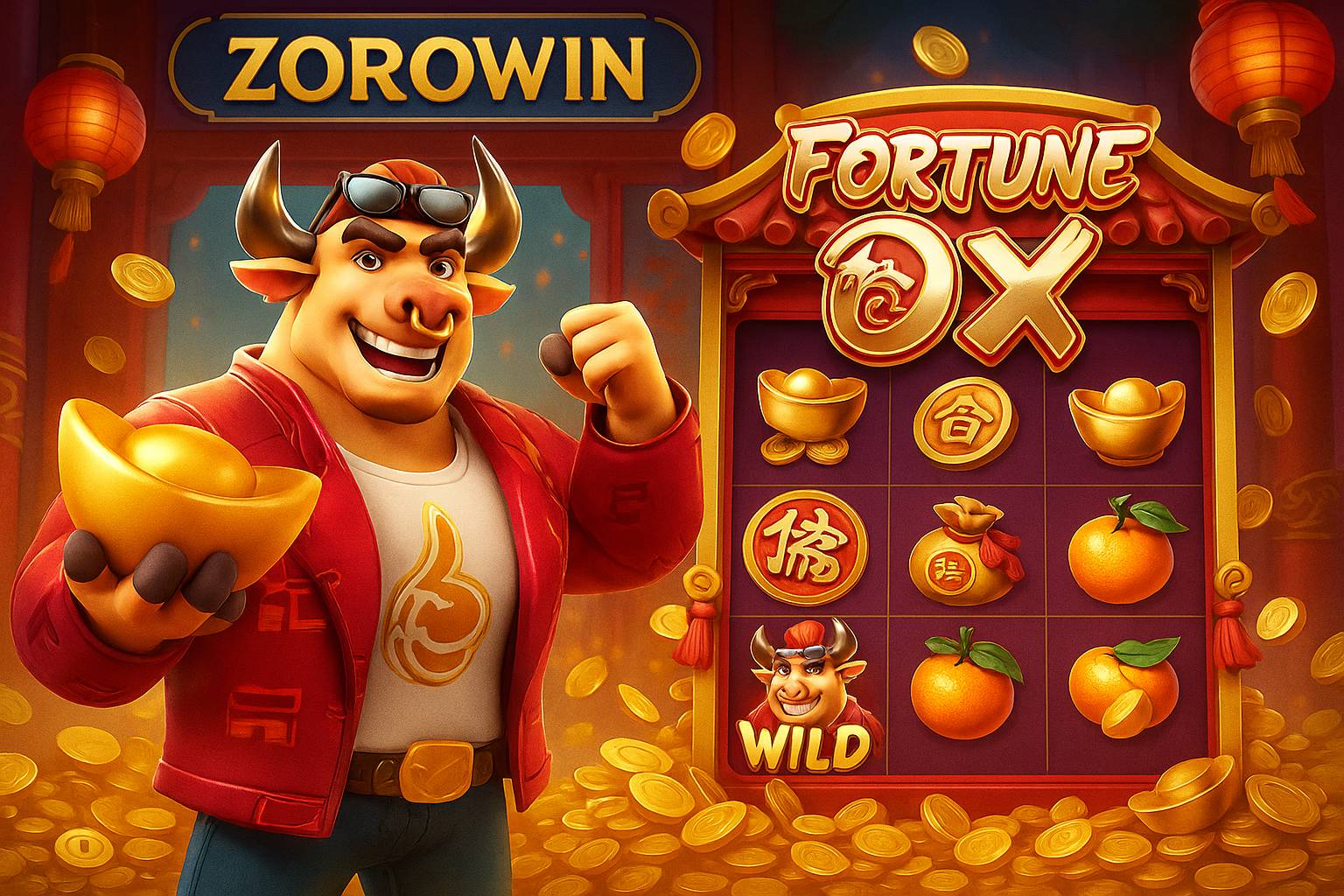 Fortune Ox no ZOROWIN - Aposte Agora e Reivindique Seus Ganhos